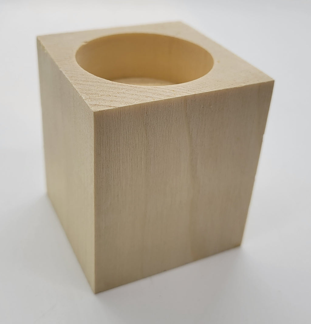 Block Style Candleholder