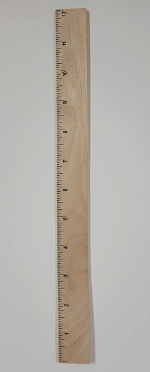 12" Wood Ruler