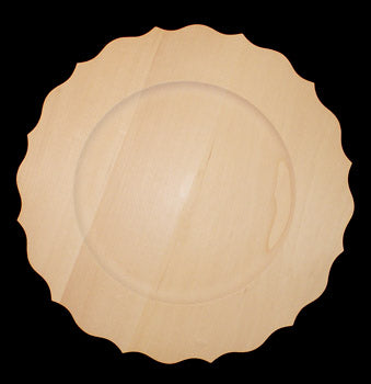 Plate, Scalloped Rim