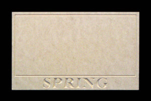 Plaque, Spring