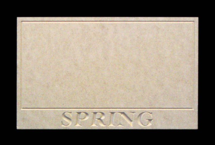 Plaque, Spring