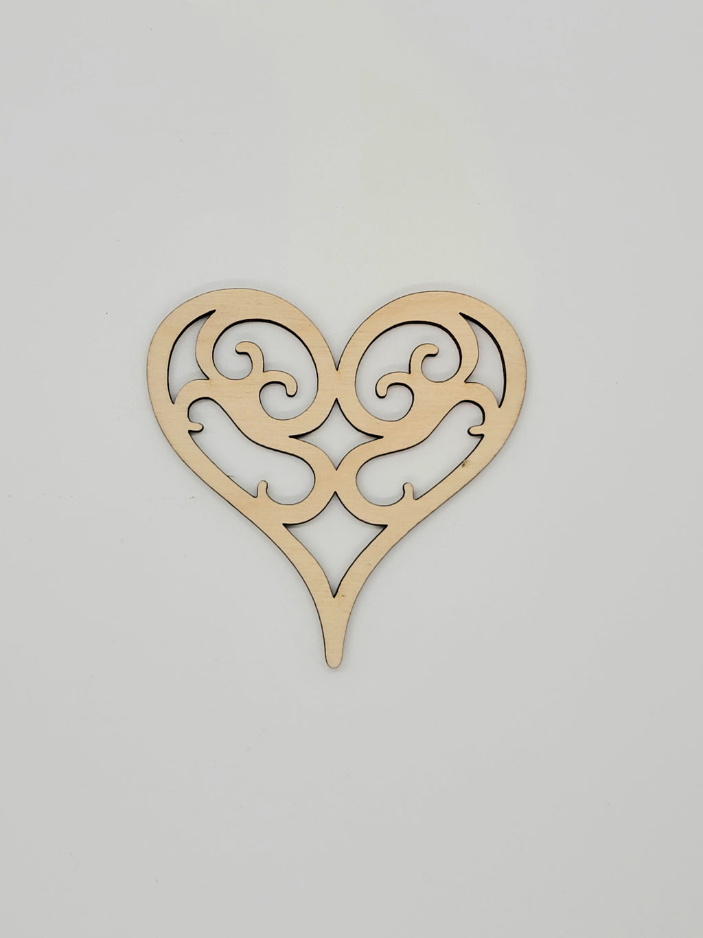 Heart Scroll Cutout