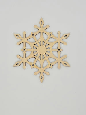 Snowflake Diamond Scroll