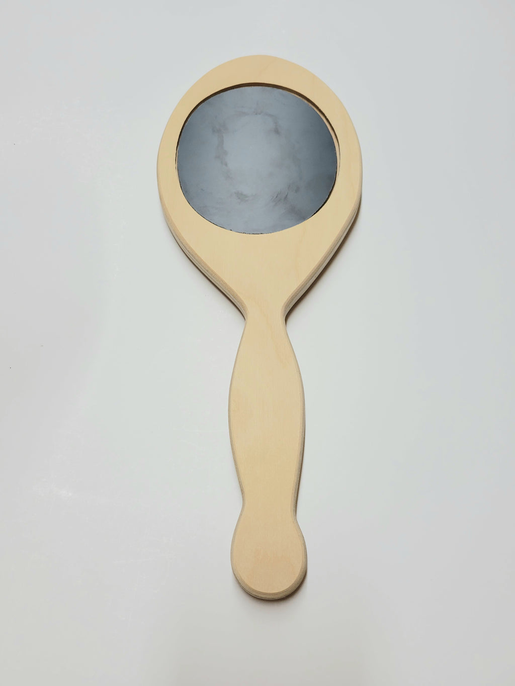 Oval Wood Mirror