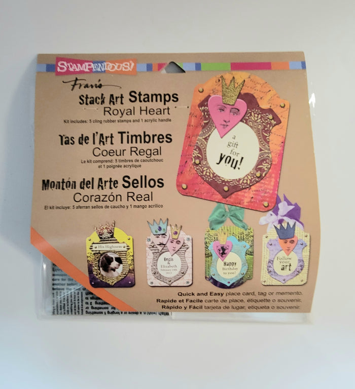 Rubber Stamps, Royal Heart Stamp Kit by Stampendous!