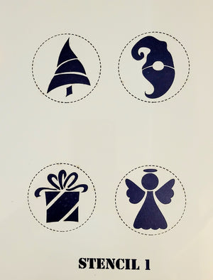 Stencil, Christmas Combo pack by Marika Moretti