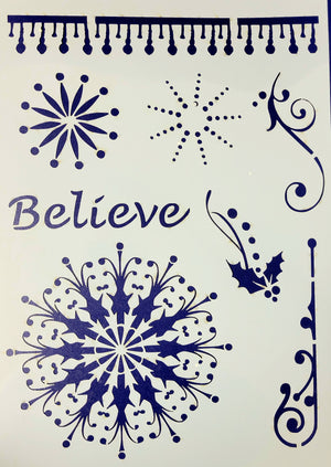 Stencil, Believe by Elaina Appleby