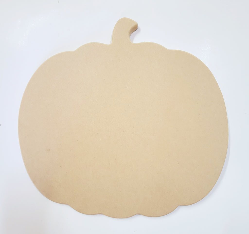 Pumpkin Plaque w/ Stem