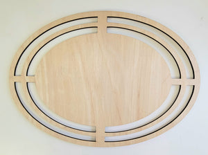 Oval Wreath Rail