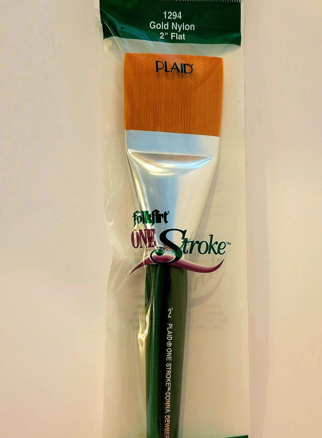 Flat Gold Nylon Brush by Plaid