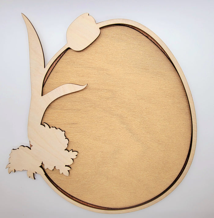 3D Tulip Plaque