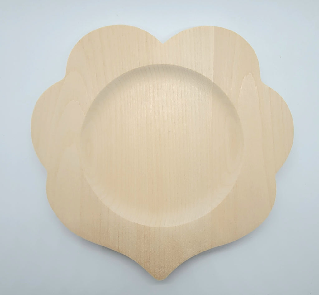 Scalloped Heart Plate