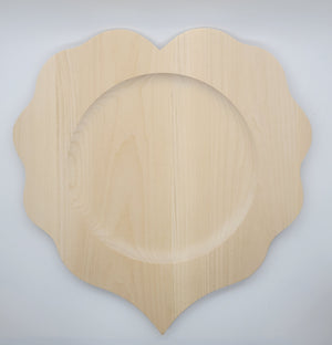 Scalloped Heart Plate