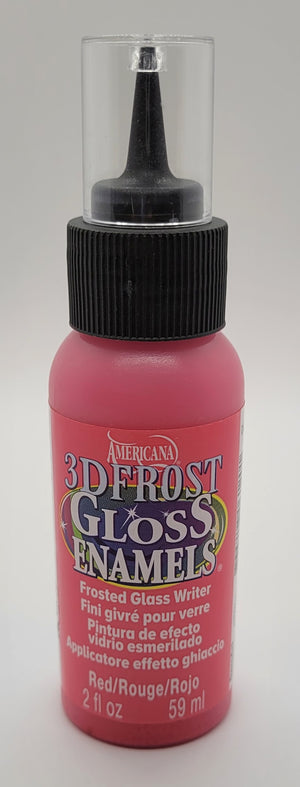 3D Frost Gloss Enamel, Glass Writer by DecoArt