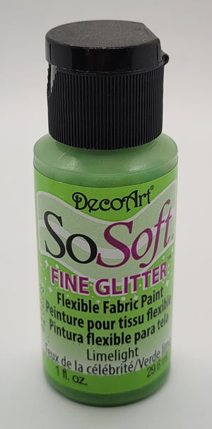 SoSoft Fine Glitter by DecoArt