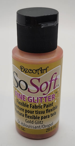 SoSoft Fine Glitter by DecoArt