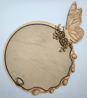 3D Butterfly Plaque