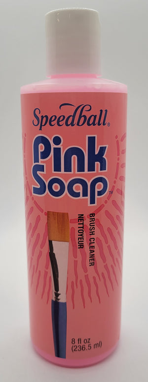 Pink Soap Brush Cleaner by Speedball