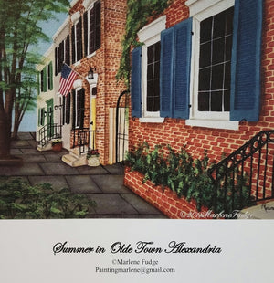 Summer in the Olde Town Alexandria packet by Marlene Fudge