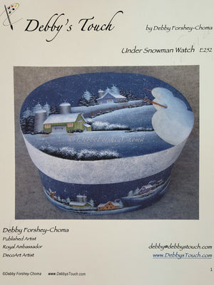 Under Snowman Watch packet by Debby's Touch