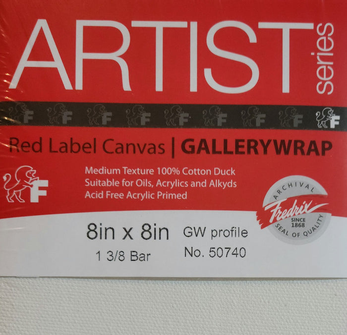 Red Label Canvas, Gallerywrap by Fredrix Artist Series