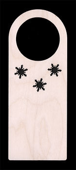 Door Hanger, 3 Snowflakes