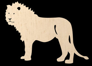 Cutout, Lion, Standing, 4"