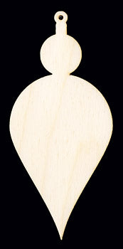 Ornament, Tall Teardrop