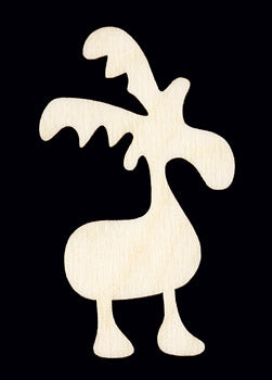 Cutout, Whimsical Reindeer