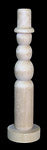 Candlestick, Snowman, 10" T