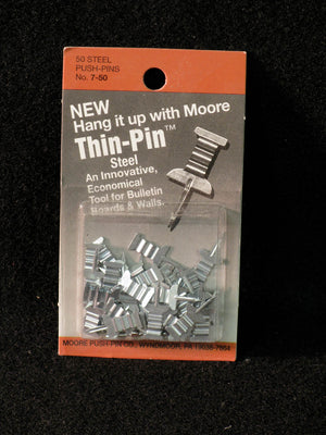 Push Pins, Thin-Pin by Moore Push-pin Co.