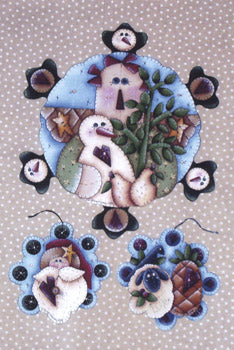 Winter Penny Rugs Packet by Karen Wisner