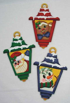 Snowy Lantern Trio Packet by Jeanne Bobish