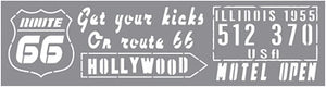 Stencil, Route 66 by DecoArt