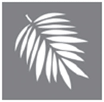 Stencil, Tropical Leaf by DecoArt