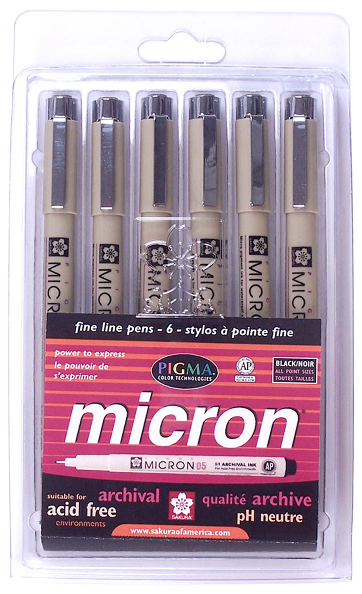 Pigma Micron Pen Set by Sakura