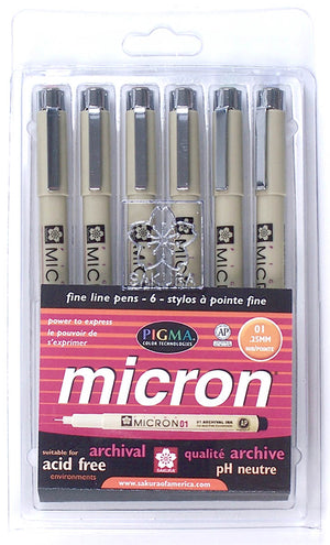 Pigma Micron Pen Set by Sakura