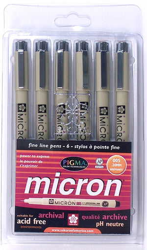 Pigma Micron Pen Set by Sakura