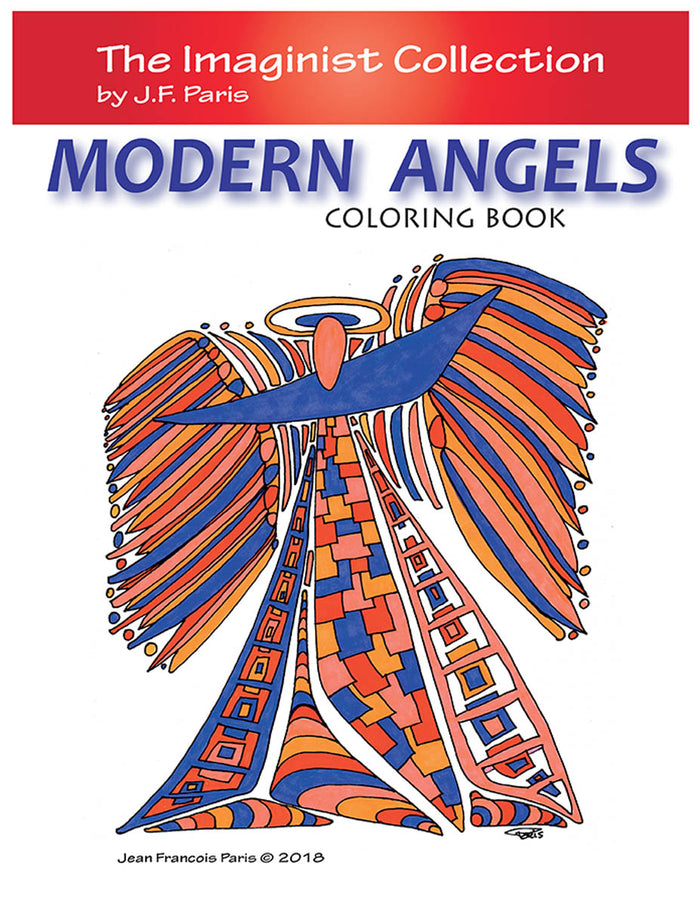 Modern Angels Coloring Book by J.F. Paris